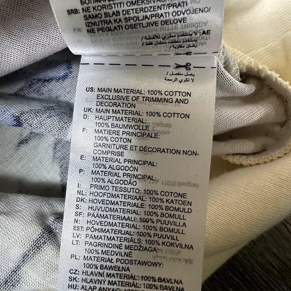 Adidas Multicolor Floral Print Crop Tee NEW - Picture 5 of 7